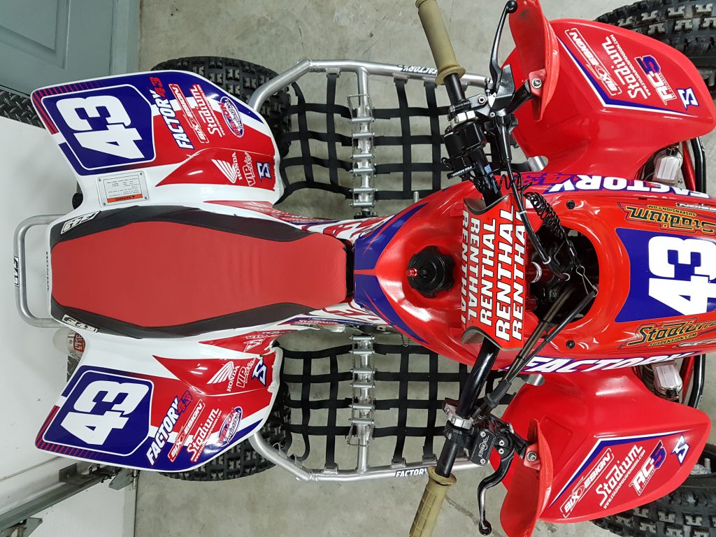 Honda TRX450R EVO nerf bars Factory 43