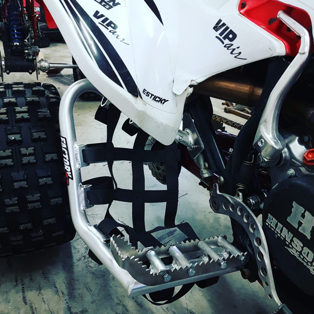 TRX450R XC Heelguard and peg Factory 43