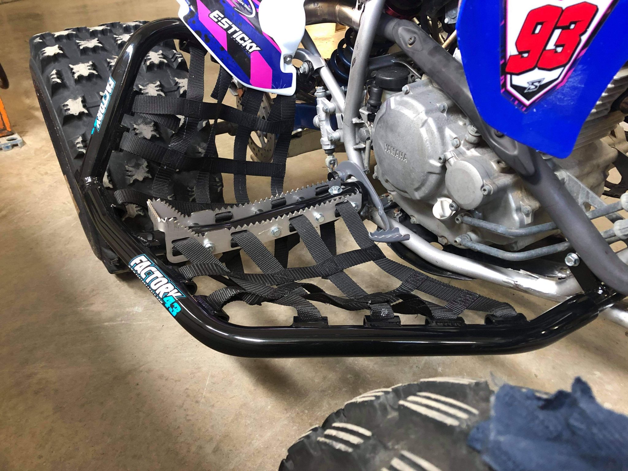 Raptor 125/250 EVO nerf bars Factory 43